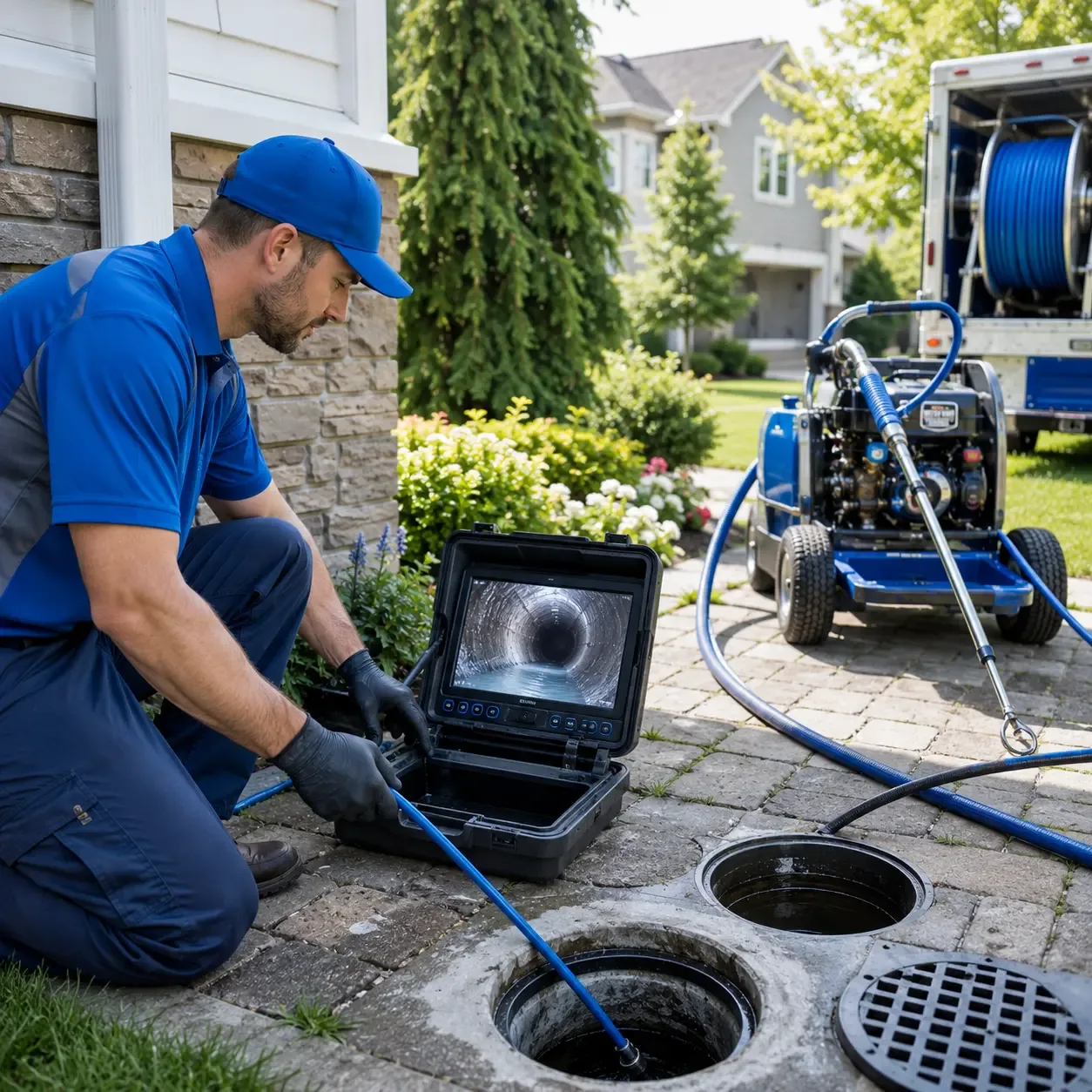 Outdoor drain cleaning professionals serving Cypress, TX