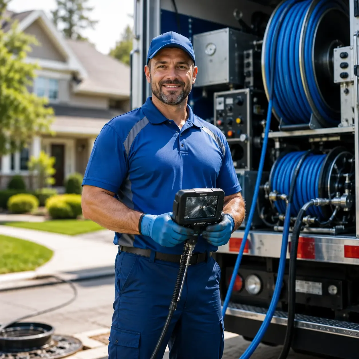 Local outdoor drain cleaning specialists in Cypress, TX